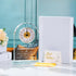25th Wedding Anniversary  Glass Clock Gift